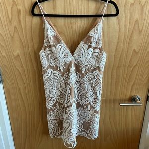 Free People Night Shimmer Mini Dress